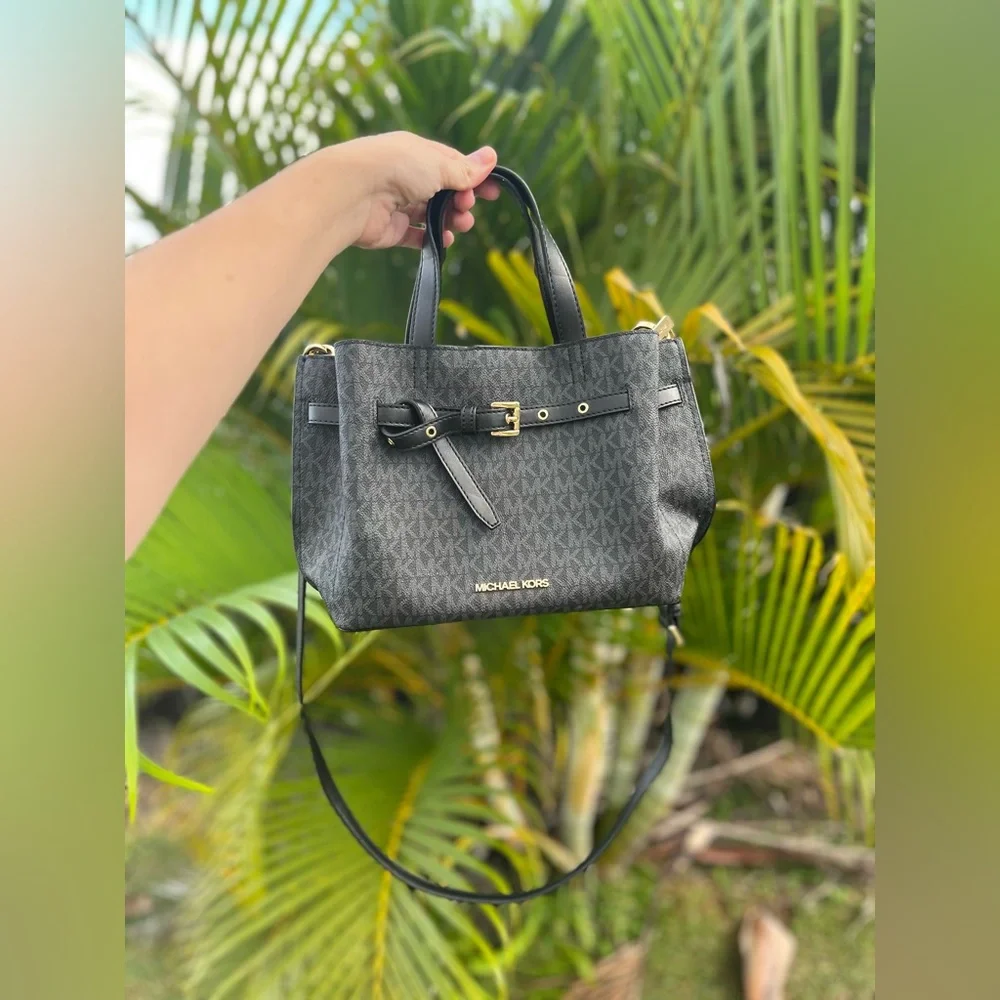 Michael Kors Emilia Small Logo Crossbody Satchel Bag